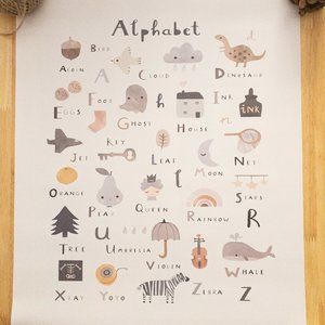 Adorable Animal Alphabet Print